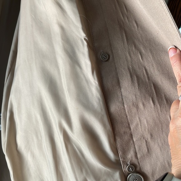 Vintage John Weitz trench coat / raincoat with removable lining. - Picture 5 of 5